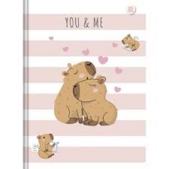 Caderno Brochura Costurado 80 Folhas 200mmx275mmCapycuties - Animativa