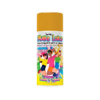 Tinta Spray para Cabelo 120ml Cor Ouro Maku Lokio