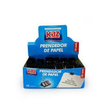 Prendedor de Papel  41MM reto 12 Peças-KZ0535-41 - Kaz