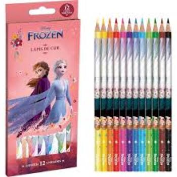 Lápis de Cor com 12 unidades Frozen - Summit