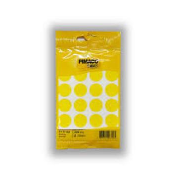 Etiqueta Pimaco TP-19mm Amarela com 200 Etiquetas