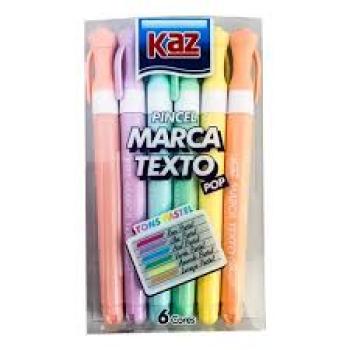 Marca Texto 6 Cores Pop -KZ3013