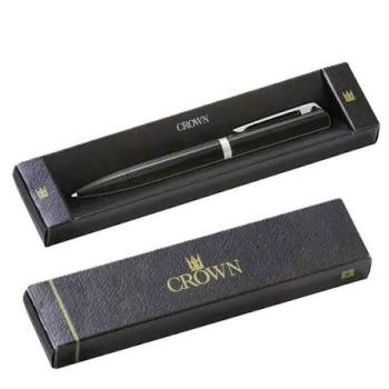 Caneta Crown Platinum Esferografica  Preta
