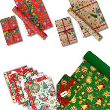 Papel de Presente Monolucido Natalino 60X99 Zamberetti - Valor por Unidade