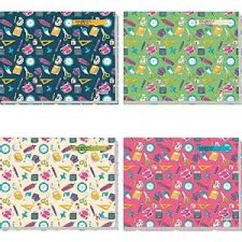 Caderno de Caligrafia Brochura Capa Dura Decorado 1/4 96 fls - Tamoio - Vaqlor por Unidadde