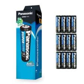 Panasonic Pilha Comum Linha Super Hyper Proteção Antivazamento- Valor da Unidade