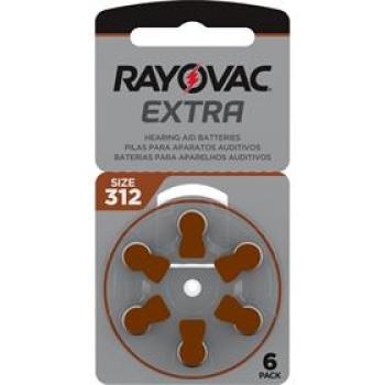 Bateria Aparelho Auditivo Tam.312 - Rayovac