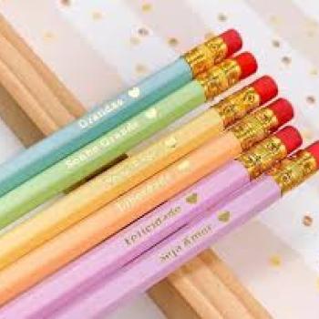 Lapis HB  Borracha Sextavado  Win Paper