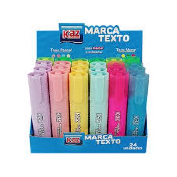 Pincel Marca Texto Cores Pastel + Neon - Kaz - Valor por Unidade