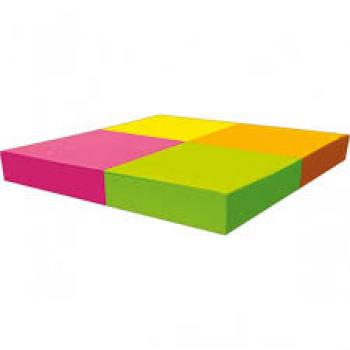 Bloco de Anotações Adesivo 400 fls 4 peças  Color