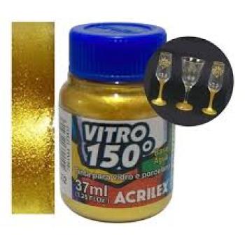 Vitro 150 Base  Agua 37Ml  Amarelo Ouro - Acrilex