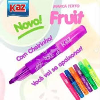 Pincel Marca Texto Fruit com Aroma - Kaz - Valor por Unidade