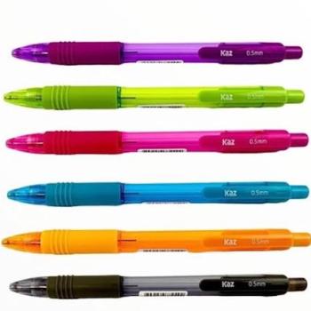 Lapiseira 0,5MM com Designer Colorido Kaz - Valor por Unidade