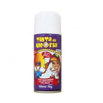 Tinta Spray para o Cabelo 150ml Cor Branco - R3 Química