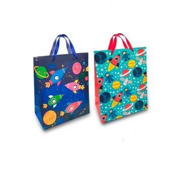 Sacola para Presente Estampada  18X23X10 KZ3108P - Kaz