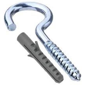 Encartelado Kit com 3 Buchas 08 com 3 Ganchos 45mm