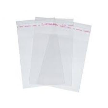 Saco Adesivado Transparente 12x12cm com 50 unidades