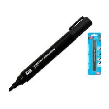 Pincel Marcador Permanente Preto 4.0 kaz