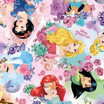 Saco para Presente Metalizado 35X54cm Disney Princesa 35X54cm Chomus - Valor da Unidade