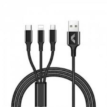 Cabo Nylon 3in1 Com Digital AL-454-3in1