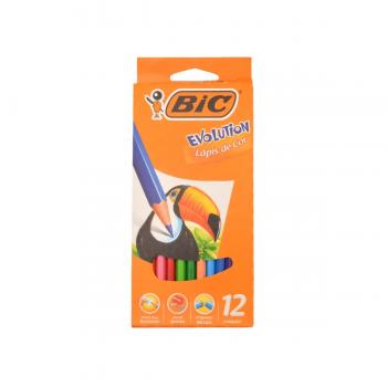Lapis de Cor Bic Evolution com 12 unidades