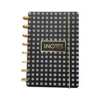 Caderno de Disco Argolado Xadrez  80 fls 145X213