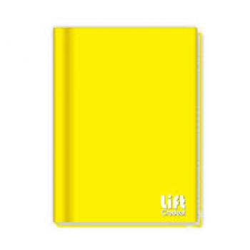 Caderno Brochura  1/1 96 fls Amarelo 200mmx275mm - Credeal