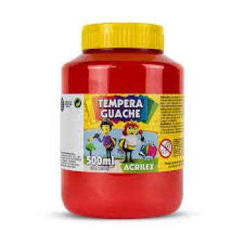 Tinta Guache 500Ml Vermelho - Acrilex