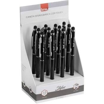 Caneta Esferografica Metálica Prime Touche 1.0m Preta - Valor por Unidade