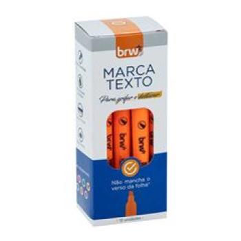 Caneta Marca Texto BRW Cor Laranja -Valor por Unidade