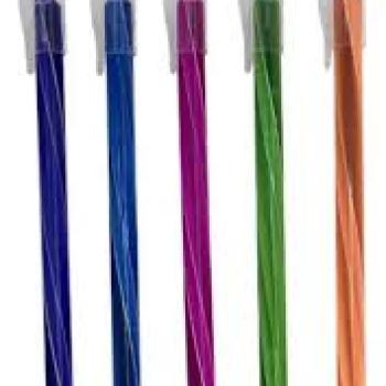 Caneta Esferográfica Espiral Max Rosa - Kaz