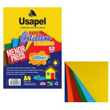 Bloco para Educação Artística Usapel 8 cores A4 120 g 32 fls. - Filiperson