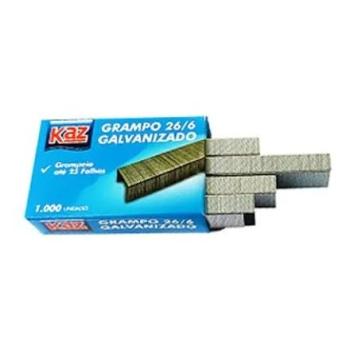 Grampo Galvanizado 2/6 com 1000-KZ268G - Kaz