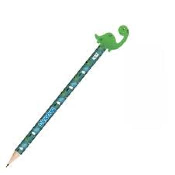 Lapis Preto Hb Fantasia com Borracha Dinohug