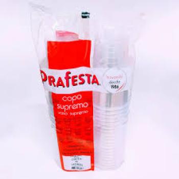 Copo Supremo Cristal  200ml com 50 Unidades - Prafesta
