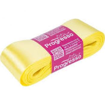 Fita de Cetim 38MM 10M Amarelo Canario Cor 242 - Progresso - Valor Por Unidade