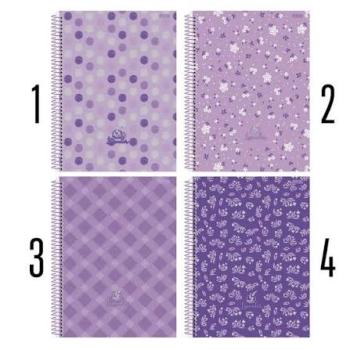 Caderno Universitário 1M CD B/A 80F Sweet Cherry  - Animativa