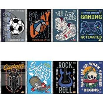 Caderno 10x1 Capa Dura D+ Masculino 200 fls. - Tilibra - Avulso