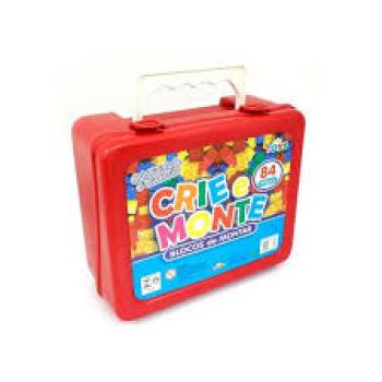 Crie e Monte Blocos de Montar com 84 Peças - Grupo Toys