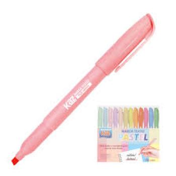 Marca Texto Cores Pastel - Kaz -unitário