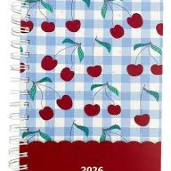Agenda Diaria 2026 Especial A5 Cherry - Kaz