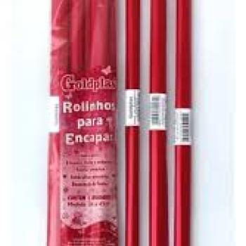 Plastico para Encapar Vermelho com 2Mx45cm