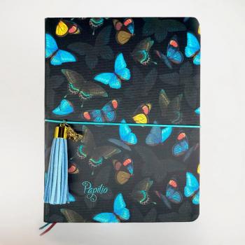 Cadernta com Elástco para Anotações 149x197mm 96f - Papilio - Animativa