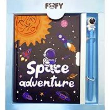 Kit Diario Pequeno Astronauta Azul - Fofy