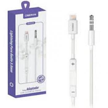 Cabo Lightning P2 Adaptador com Controle de Volume para Iphone - OR-CC03
