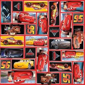 Saco para Presente Metalizado 20x30 Disney Carros - Cromus - Valor por Unidade