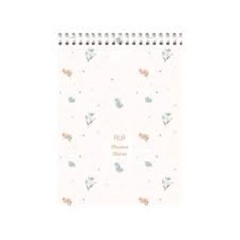 Planner Diário Espiral Superior Permanente 1/4 Detalhes 80 folhas