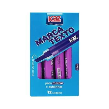 Marca Texto Lilas Ponta Cganfrada-KZ3016LL  - Valor por Unidade