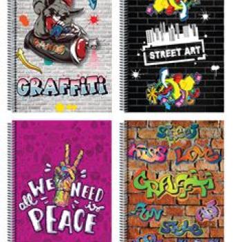 Caderno CD 01x1 96 Fls  Grafixis - Maxima