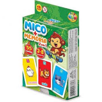 Jogo de Cartas Mico+ Memória 2 em 1